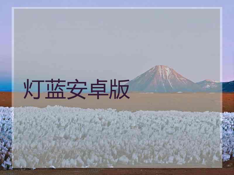 灯蓝安卓版