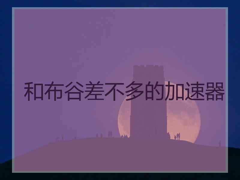 和布谷差不多的加速器